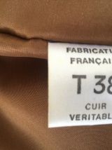 VESTE CUIR VINTAGE