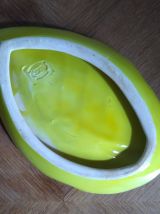 Feuille en céramique jaune