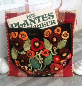 Sac cabas femme en fibre et crochet ( V )