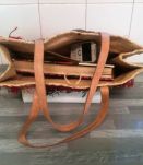 Sac cabas femme en fibre et crochet ( V )