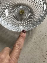 Cendrier/vide poche cristal d’arques