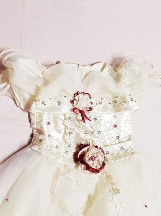 Robe de princesse mariage baptême 6 ans (V)