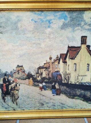 Pissaro. Reproduction sur toile dans un cadre 