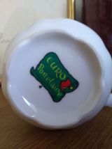 Petit pichet en porcelaine myosotis