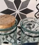 Bocaux en verre Arlequin et Pierrot