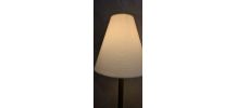 lampadaire fuseaux minimaliste 168x25 bronze et laiton  1950