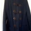Manteau duffle-coat capuche laine marine femme taille 36