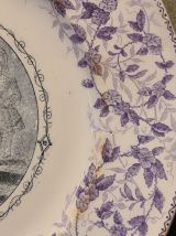 assiette parlante Vieillard "le monde renversé" les garçons.