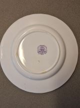 assiette parlante Vieillard "le monde renversé" le marché.