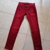 Pantalon slim rouge Comptoir des Cotonniers 36