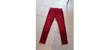 Pantalon slim rouge Comptoir des Cotonniers 36