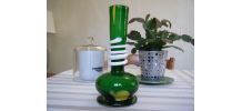 Vase Vintage opaline de Florence style art déco