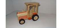 tracteur bois  fait main  