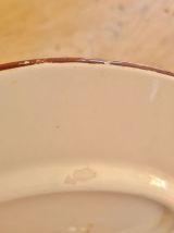 assiette de collection M.Valero peinte main