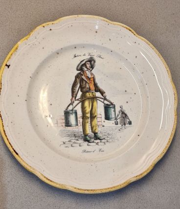 assiette de collection Primula "les vieux métiers de Paris"