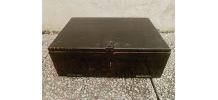  caisse en bois ,noire