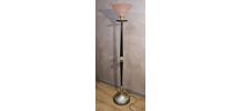  lampadaire avec abat jour art deco rose opaque 1920 electri