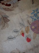 Tapis ancien Américain Hooked fait main, 1B539