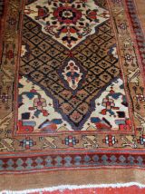 Tapis ancien Persan Camel Hair fait main, 1B556