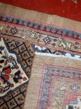Tapis ancien Persan Camel Hair fait main, 1B556