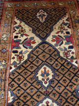 Tapis ancien Persan Camel Hair fait main, 1B556