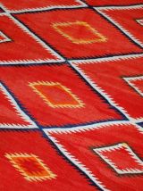 Tapis ancien Américain Navajo fait main, 1B557