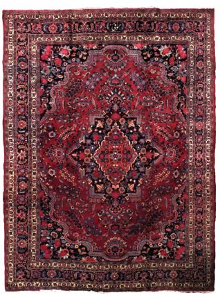 Tapis ancien Persan Mashad fait main, 1B587