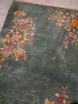 Tapis ancien Chinois Art Deco fait main, 1B620