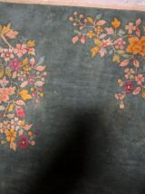 Tapis ancien Chinois Art Deco fait main, 1B620