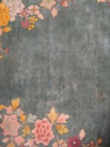 Tapis ancien Chinois Art Deco fait main, 1B620