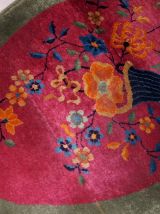 Tapis ancien Chinois Art Deco fait main, 1B634