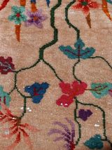 Tapis ancien Chinois Art Deco fait main, 1B639