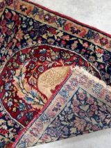 Tapis ancien Persan Kerman Lavar fait main, 1B651