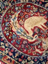 Tapis ancien Persan Kerman Lavar fait main, 1B651