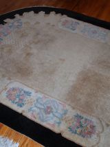 Tapis ancien Chinois Art Deco fait main, 1B660
