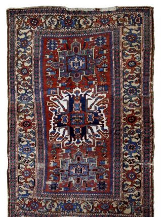 Tapis ancien Persan Heriz fait main, 1B661
