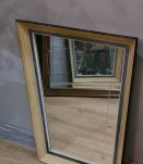 miroir asymétrique ciselé de motif  typique 1950 a 60   ,52x