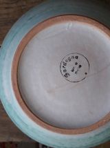 Vase vintage rond en céramique italienne