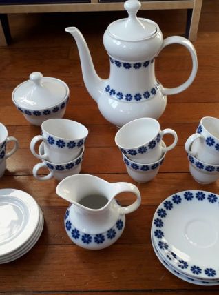 Service à café vintage en céramique allemande