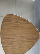 Grand porte plante vintage en formica,tripode