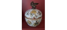 Céramique ancienne motif floral