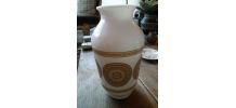 Vase vintage en opaline des années 70