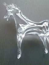 cheval en verre translucide 