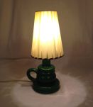 Lampe céramique émaillée années 50