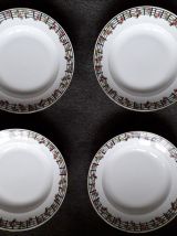 4 assiettes Limoges des années 50