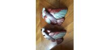 Une paire d'appliques oiseaux des années 30