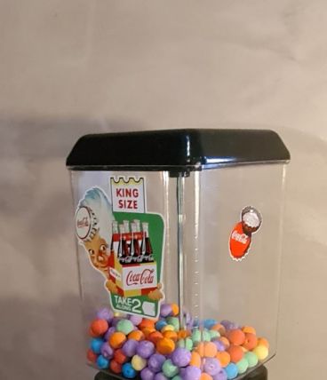 Distributeur chewing gum et bonbon. vintage, 1980s globe eu 