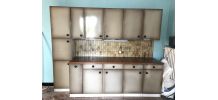 Cuisine en Formica beige 