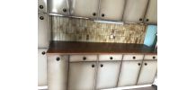 Cuisine en Formica beige 