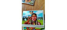 cartes langage des signes Indiens Peaux-Rouges années 50